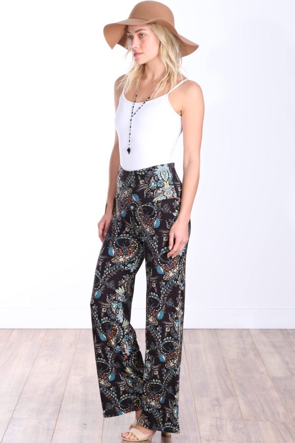 Palazzo Pants for Women Casual Summer Wide Leg Beach Pants Plus Size Made in USA