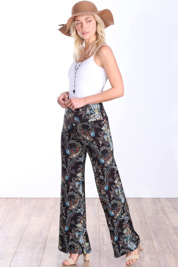 Palazzo Pants for Women Casual Summer Wide Leg Beach Pants Plus Size Made in USA