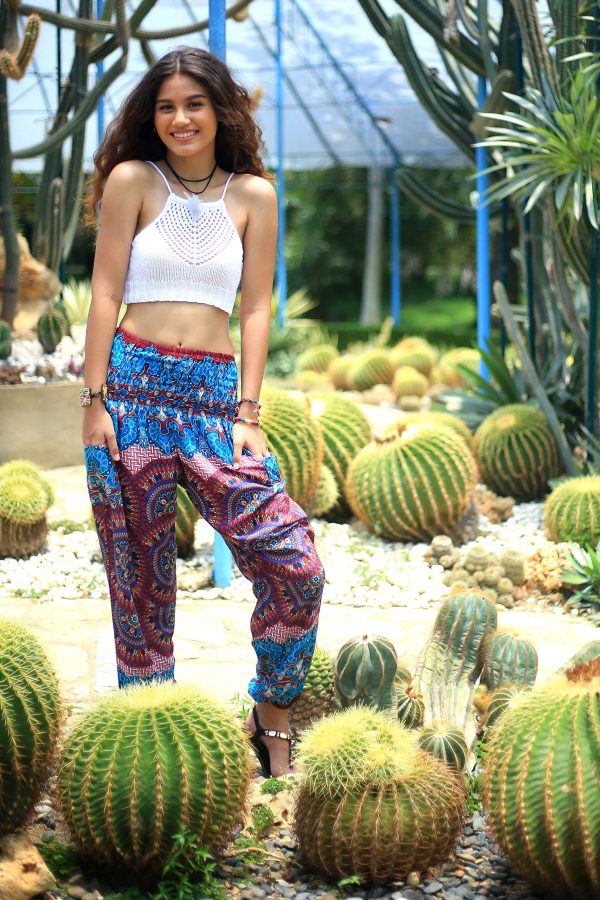 Harem Pants Yoga Trousers for Woman Bohemian Beach Pants